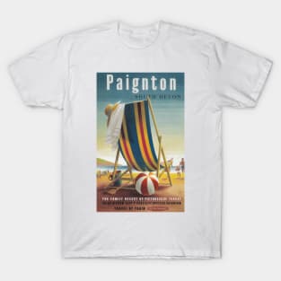 Paignton, Devon - BR - Vintage Railway Travel Poster - 1948-1965 T-Shirt